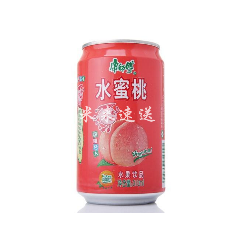 康师傅水蜜桃310ml*24罐