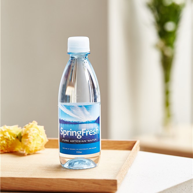 新西兰spring fresh天然矿泉水24瓶/箱(350ml)【芙瑞诗新】