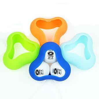 银河乒乓球盒橡胶球盒携带方便时尚精美可装三颗球 商品图0