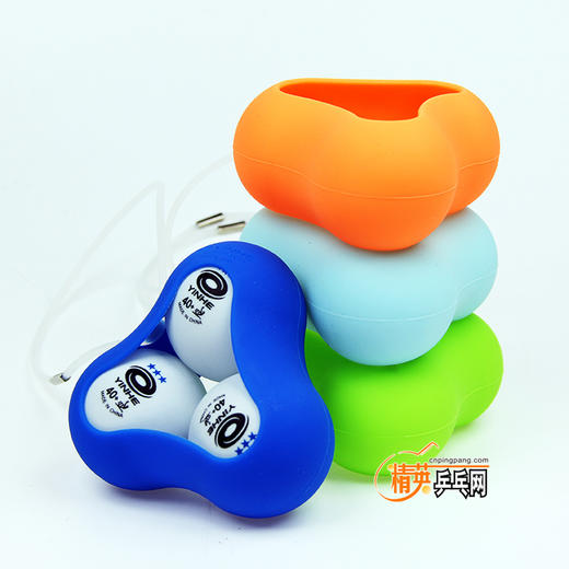 银河乒乓球盒橡胶球盒携带方便时尚精美可装三颗球 商品图10