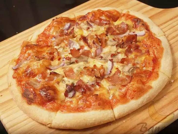 banana"s pizza 鸡肉培根披萨 铁岭同城配送