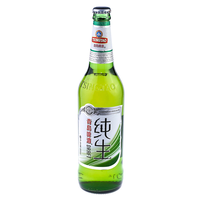 青岛纯生啤酒600毫升