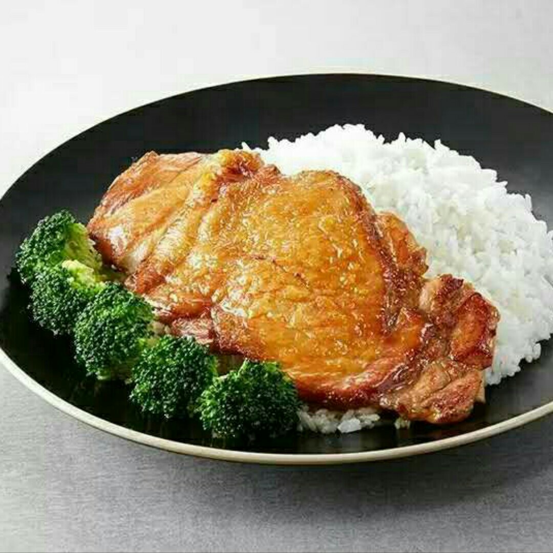 奥尔良鸡扒饭 例汤