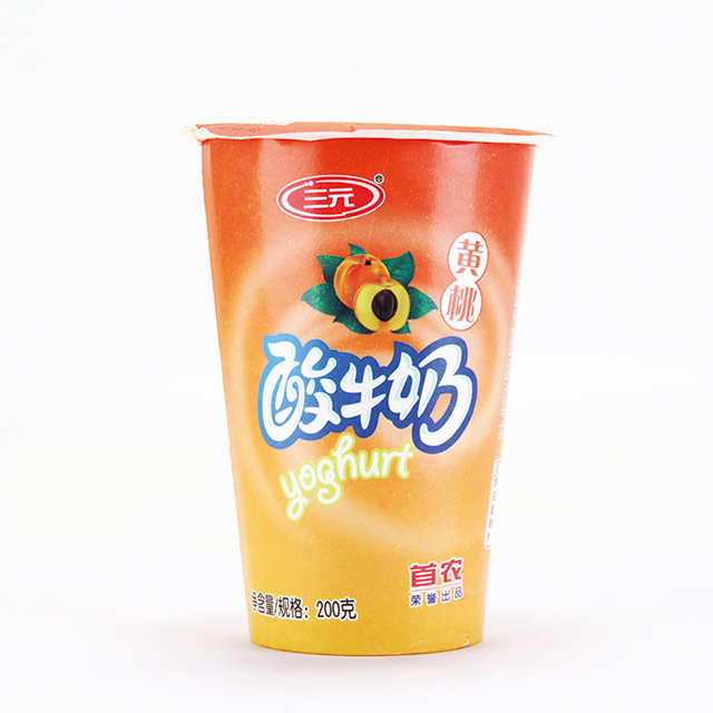 黄桃酸牛奶(200克)