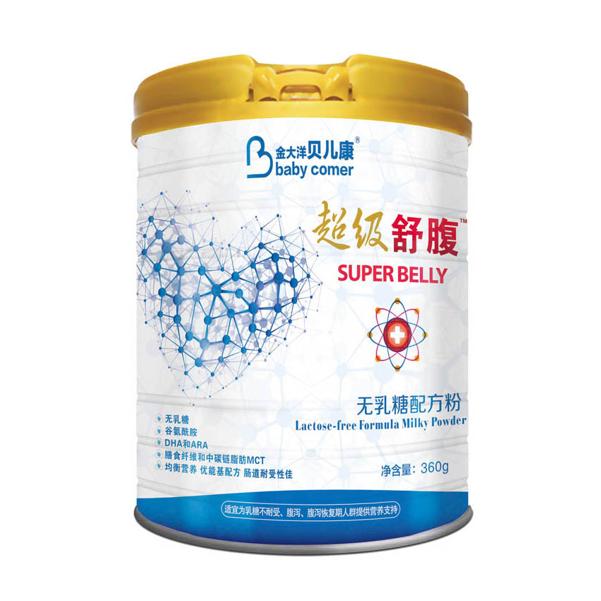 金大洋贝儿康超级舒腹 无乳糖配方粉 360g