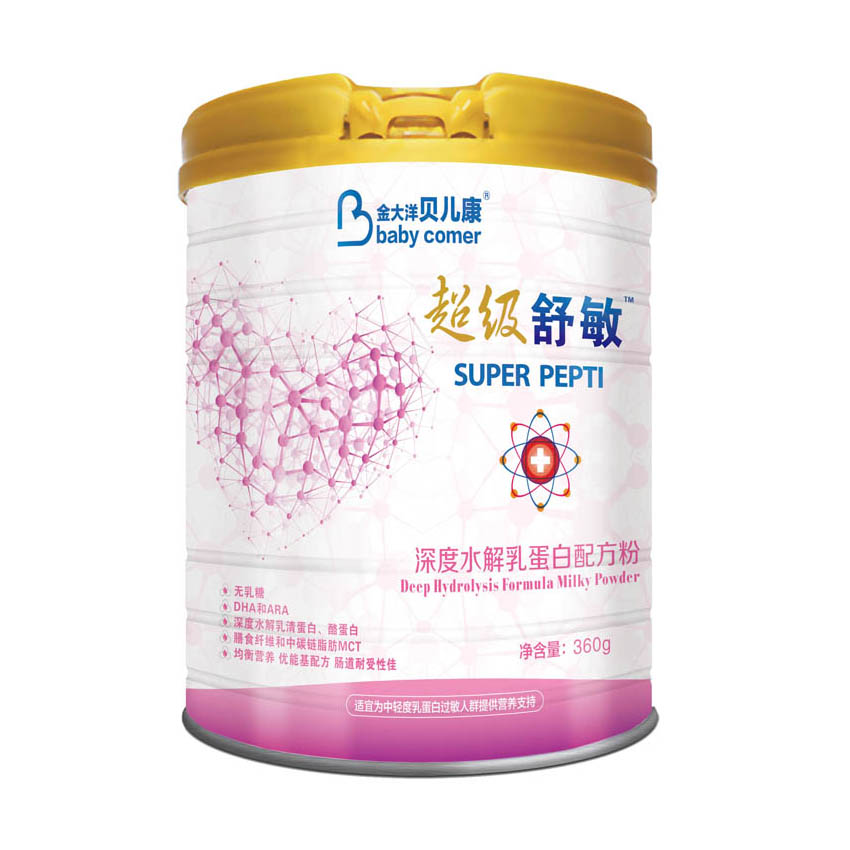 金大洋贝儿康超级舒敏 深度水解乳蛋白配方粉 360g