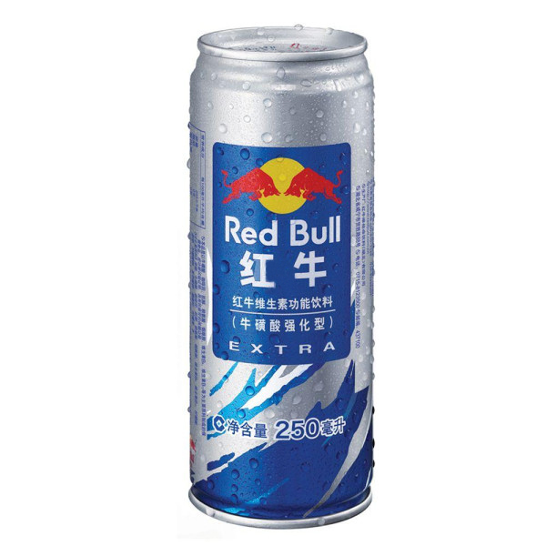 红牛维生素功能饮料250ml 蓝色罐/黄色罐