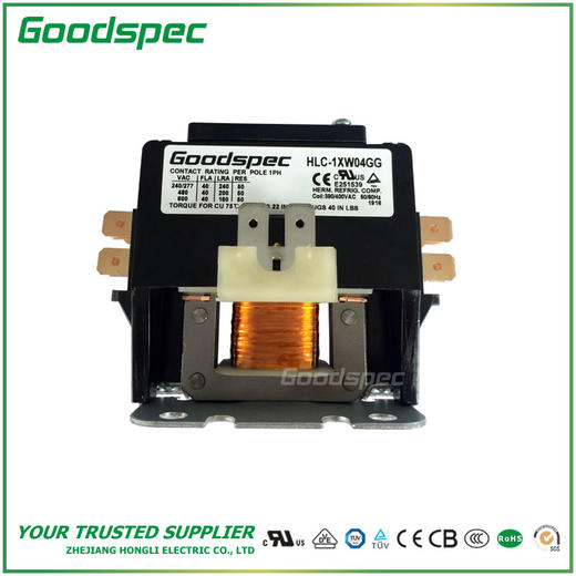 HLC-1XW04GG(1.5P/40A/380-400VAC)空调接触器 商品图1