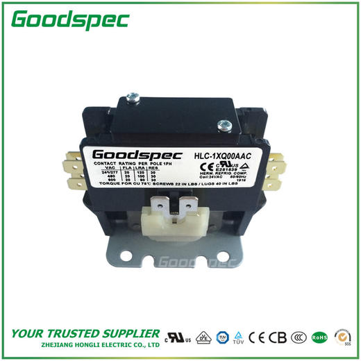 HLC-1XQ00AAC(1.5P/20A/24VAC)空调接触器 商品图1