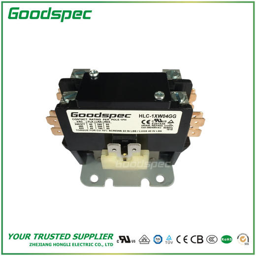 HLC-1XW04GG(1.5P/40A/380-400VAC)空调接触器 商品图2