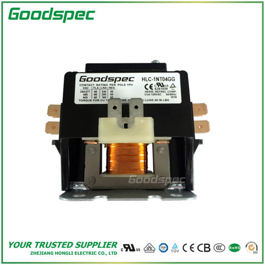 HLC-1NT04GG(1P/40A/120VAC)空调接触器 商品图1