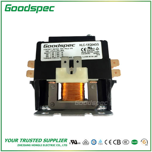 HLC-1XQ04GG(1.5P/40A/24VAC)空调接触器 商品图1