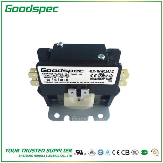 HLC-1NW02AAC(1P/30A/380-400VAC)空调接触器 商品图1