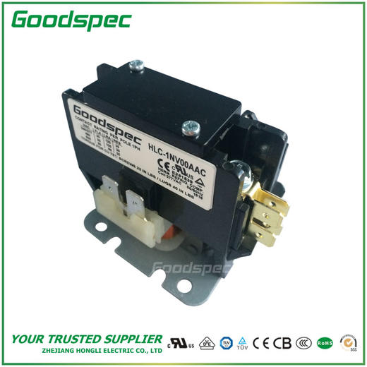 HLC-1NV00AAC(1P/20A/277VAC)空调接触器 商品图0