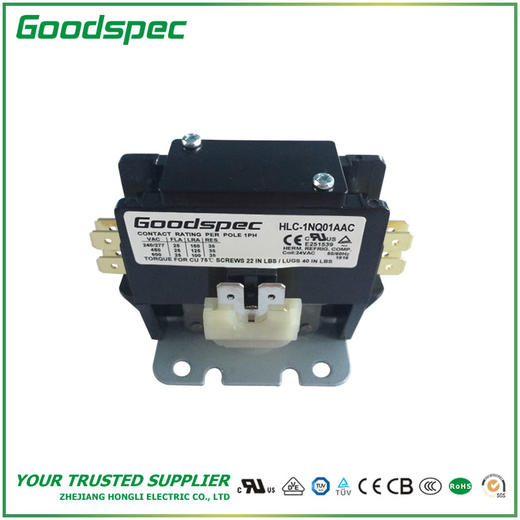 HLC-1NQ01AAC(1P/25A/24VAC)空调接触器 商品图1