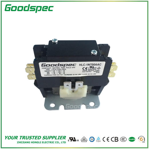 HLC-1NT00AAC(1P/20A/120VAC)空调接触器 商品图1