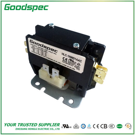 HLC-1NW01AAC(1P/25A/380-400VAC)空调接触器 商品图0