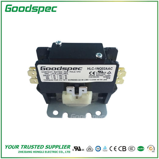 HLC-1NQ02AAC(1P/30A/24VAC)空调接触器 商品图1