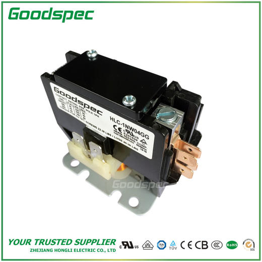 HLC-1NW04GG(1P/40A/380-400VAC)空调接触器 商品图0