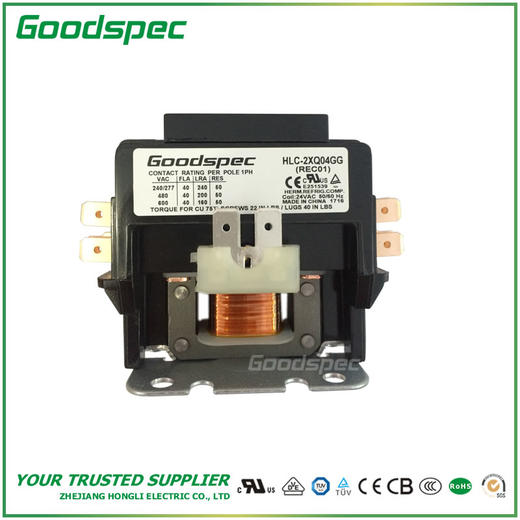 HLC-2XQ04GG(2P/40A/24VAC)空调接触器 商品图0