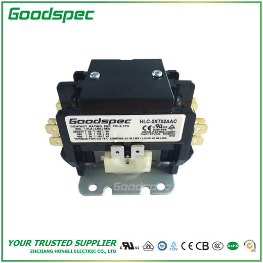HLC-2XT02AAC(2P/30A/120VAC)空调接触器 商品图3