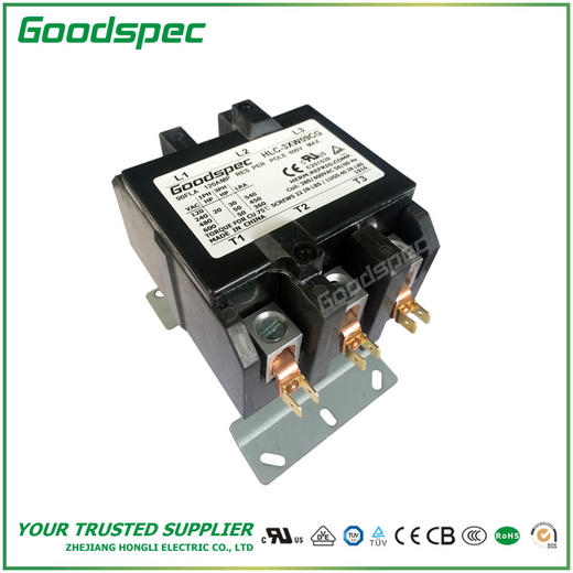 HLC-3XW09CG(3P/90A/380-400VAC)空调接触器 商品图0