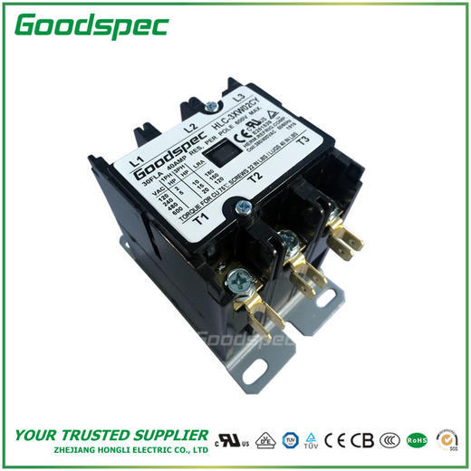 HLC-3XW02CY(3P/30A/380-400VAC)空调接触器 商品图0