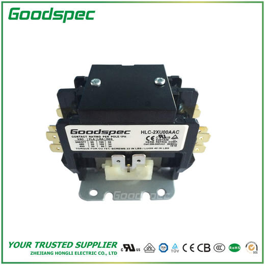 HLC-2XU00AAC(2P/20A/208-240VAC)空调接触器 商品图3