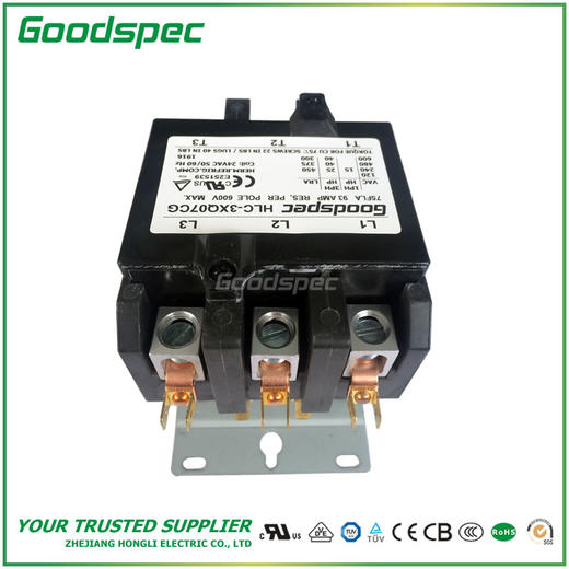 HLC-3XQ07CG(3P/75A/24VAC)空调接触器 商品图4