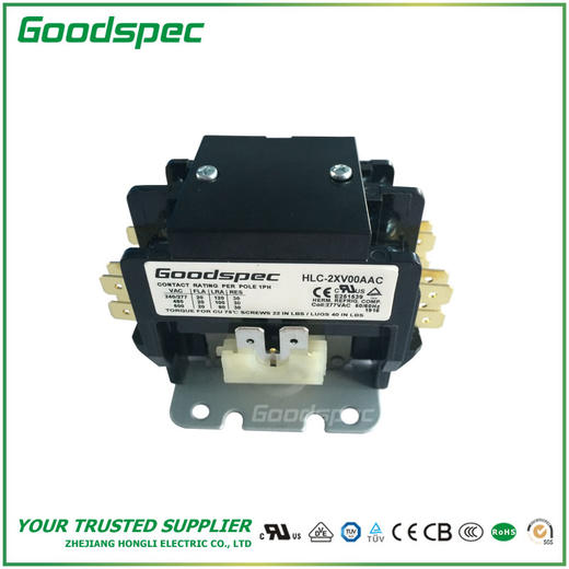 HLC-2XV00AAC(2P/20A/277VAC)空调接触器 商品图3