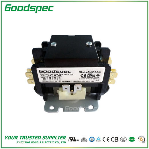 HLC-2XU01AAC(2P/25A/208-240VAC)空调接触器 商品图3