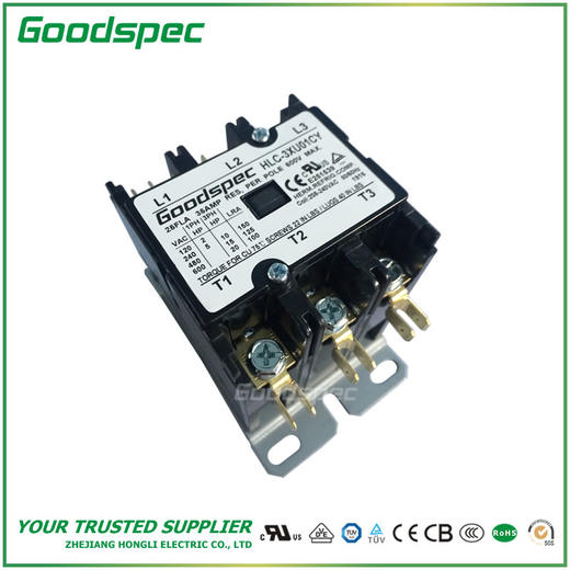HLC-3XU01CY(3P/25A/208-240VAC)空调接触器 商品图0