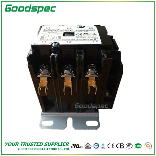 HLC-3XU01BBC1RB(3P/25A/208-240VAC)空调接触器 商品图3