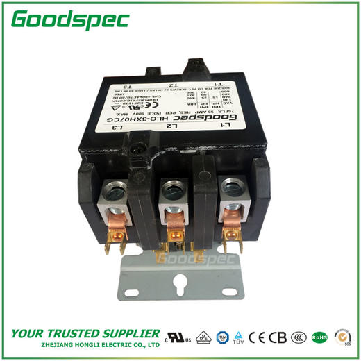 HLC-3XH07CG(3P/75A/480VAC)空调接触器 商品图4