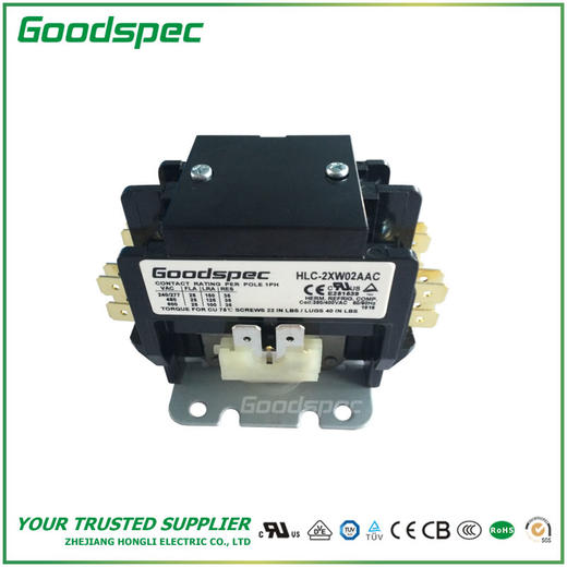 HLC-2XW02AAC(2P/30A/380-400VAC)空调接触器 商品图3
