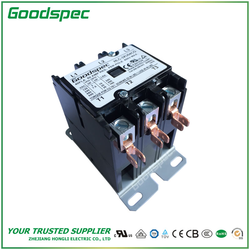 HLC-3XU04CG(3P/40A/208-240VAC)空调接触器