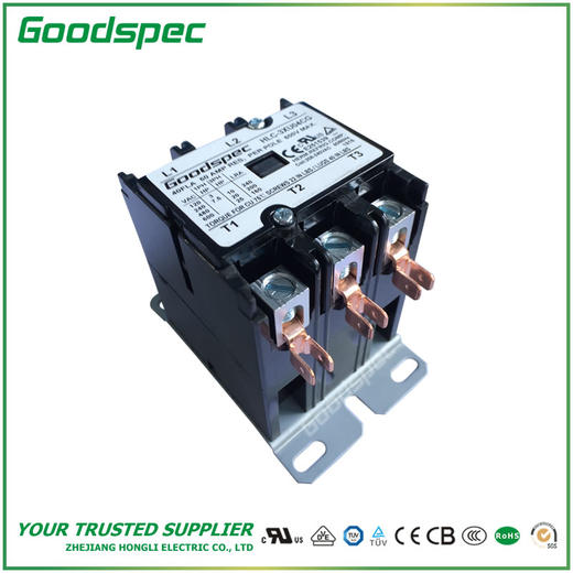 HLC-3XU04CG(3P/40A/208-240VAC)空调接触器 商品图0
