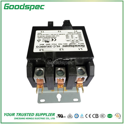 HLC-3XU09CG(3P/90A/208-240VAC)空调接触器 商品图4