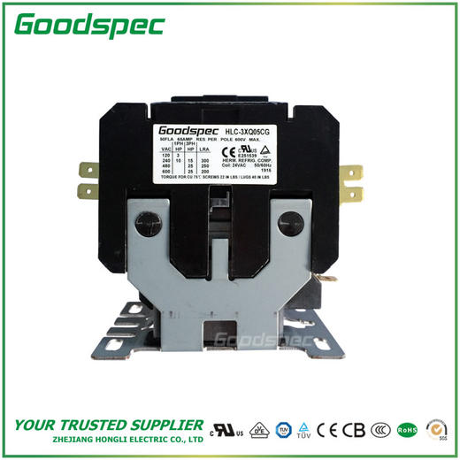 HLC-3XQ05CG(3P/50A/24VAC)空调接触器 商品图1