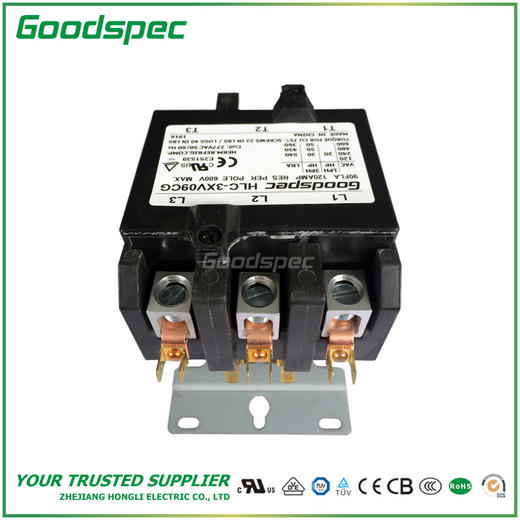 HLC-3XV09CG(3P/90A/277VAC)空调接触器 商品图4