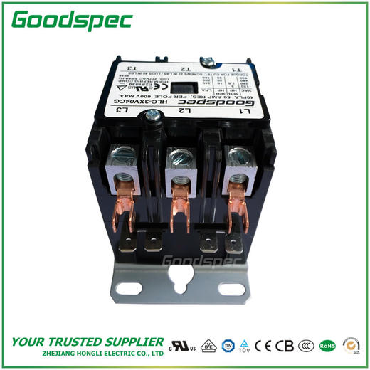 HLC-3XV04CG(3P/40A/277VAC)空调接触器 商品图2
