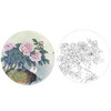 工笔花鸟白描底稿-田希丰牡丹小品-A398 商品缩略图0