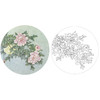 工笔花鸟白描底稿-田希丰牡丹小品-A397 商品缩略图0