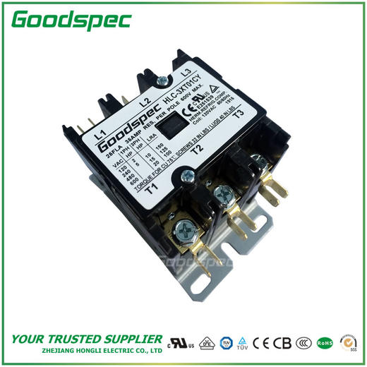 HLC-3XT01CY(3P/25A/120VAC)空调接触器 商品图0