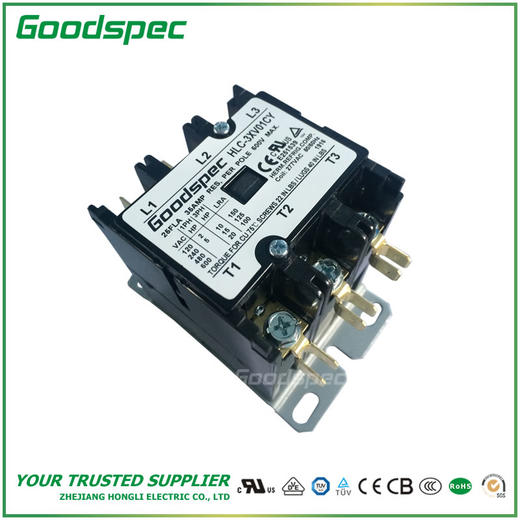 HLC-3XV01CY(3P/25A/277VAC)空调接触器 商品图0