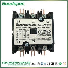 HLC-3XW04BBC(3P/40A/380-400VAC)空调接触器