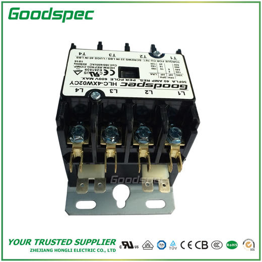 HLC-4XW02CY(4P/30A/380-400VAC)空调接触器 商品图3