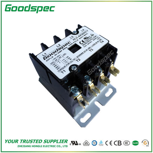 HLC-4XQ00CY(4P/20A/24VAC)空调接触器 商品图3