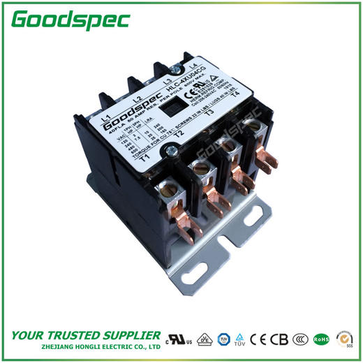 HLC-4XU04CG(4P/40A/208-240VAC)空调接触器 商品图0