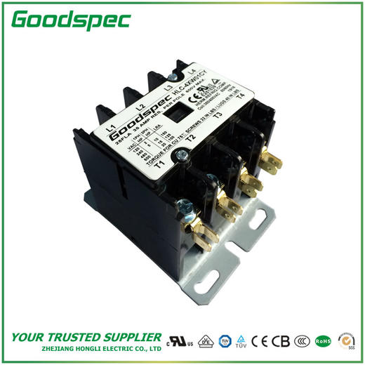 HLC-4XW01CY(4P/25A/380-400VAC)空调接触器 商品图1